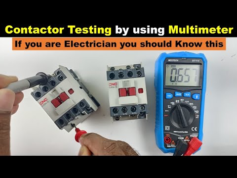 Learn to Check All Faulty Contactor by using Multimeter | contactor repairing @TheElectricalGuy