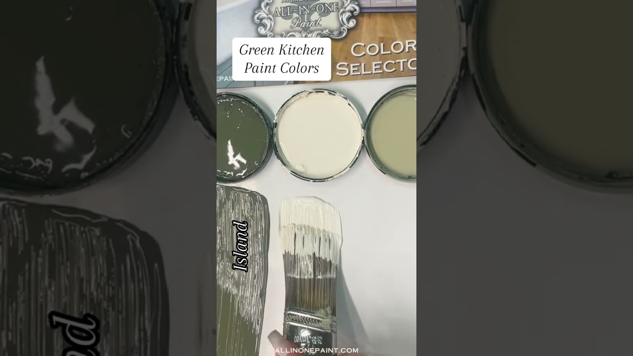 Green Color Palette for a Kitchen