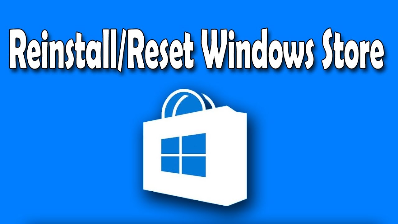 How To Reset Or Reinstall Microsoft Store in Windows 10