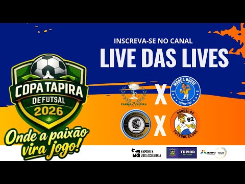 AO VIVO 🔴 | SEMIFINAL OURO – Copa Tapira de Futsal | 27/01/2026