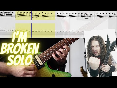 I'm Broken Solo (With Guitar Tabs) - Dimebag Darrell - Pantera