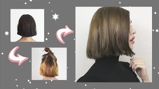 Bleaching/Dyeing My Hair! Dark to Light Ash Brown