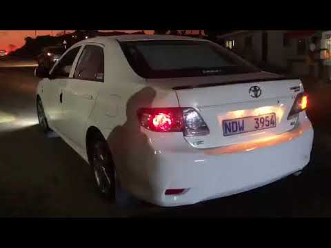 my toyota corolla with powerflow exhaust and stage 3 software with pops and bangs