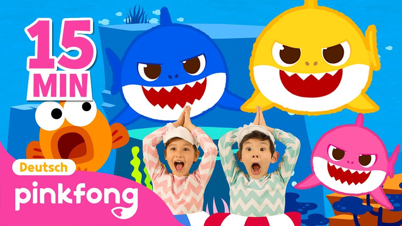 Baby-HaiㅣBaby Shark DanceㅣEnglisch lernenㅣTanzen und BewegenㅣPinkfong, Baby Hai! Kinderlieder