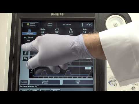 Philips Respironics V680 ventilator Chapter three: Touch screen GUI layout