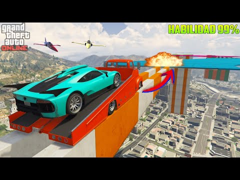 CARRERA COOPERATIVA 99% HABILIDAD y FINAL MUY EPICO! (GTA Online)