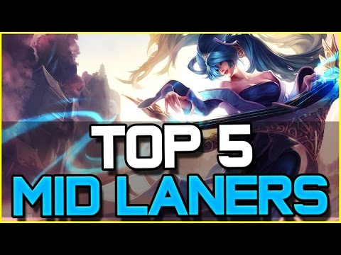 TOP 5 BEST MID LANERS - Patch 6.17 | League of Legends