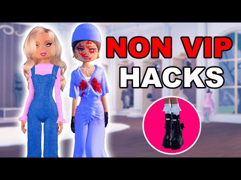 NON-VIP Outfit HACKS in Dress to Impress!