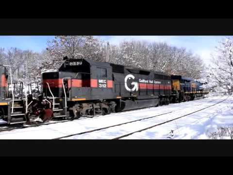 Locomotives MEC 508,Pan Am 603,MEC 315, 312, CSX 3089