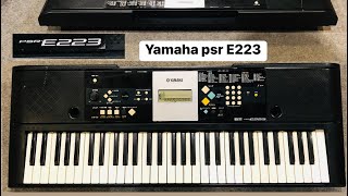 Video thumbnail for Yamaha Psr E223 keyboard 🎹 Siund review ( Wilson’s music instruments 03371376660 ) by Wilsons Musical Instruments