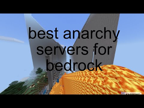 The best anarchy servers on bedrock 2022-2023