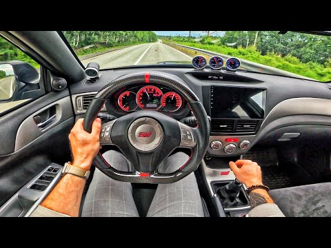 2008 Subaru Impreza WRX STI 2.5 MT - PROBEFAHRT AUS DER SICHT