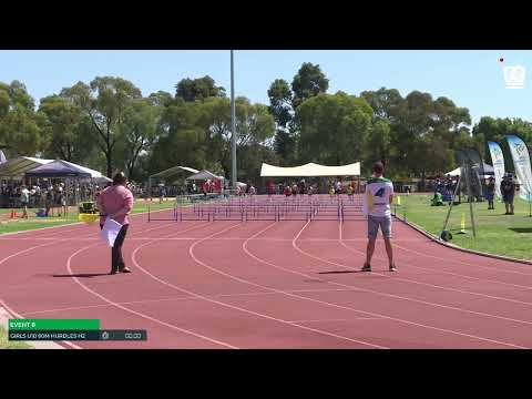 Girls U10 60m Hurdles Heat 2: 2024-25 State Combined Event Championships