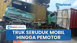 Kecelakaan Beruntun 9 Kendaraan di Bawen Semarang, Truk Seruduk Mobil hingga Motor saat Turunan