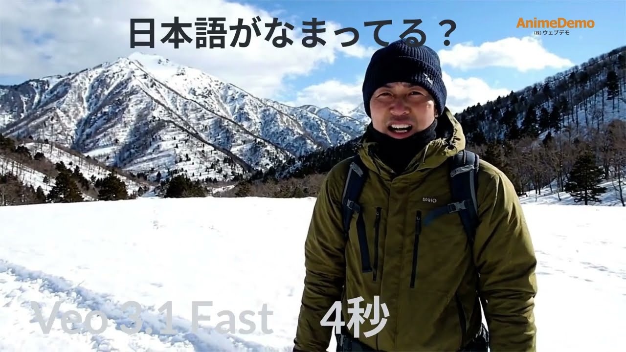 Text to Video Clip  AIモデルの違い：その２　Veo3.1Fast　Kling 2.6　同じプロンプトでもAIモデルで表現が違います