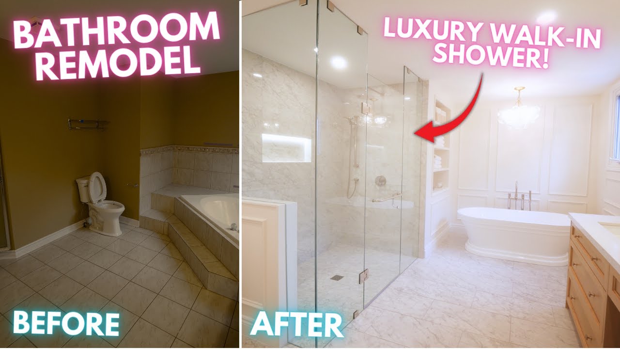 STUNNING Bathroom Remodel - DIY Master Ensuite Guide