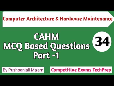Lec 1 1 CPU Organisation in Computer Architecture Hardware Maintenance in Hindi