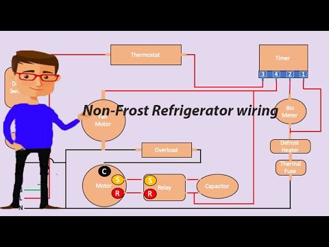 Non Frost Refrigerator wiring | Non Frost | Refrigerator
