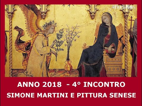 Note d'arte Prof. Riccardo Panigada Anno 2018 4°incontro Simone Martini e la pittura senese