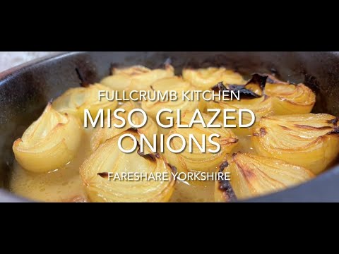 Miso Glazed Onions - #Miso #MisoPaste #onionrecipe