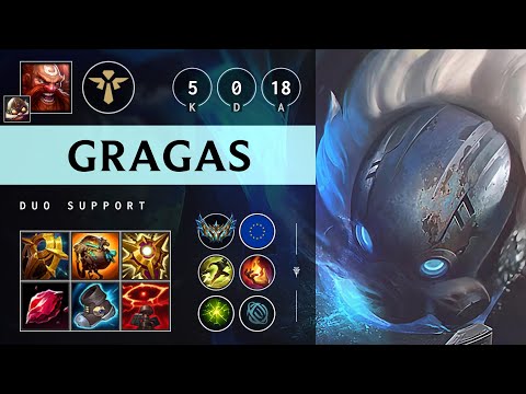 Gragas Support vs Leona - EUW Challenger Patch 25.07