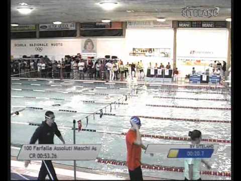 Eliminatorie 5 dei 100 Farfalla  Assoluti Maschi Agonisti - 16 Memorial Chiara Giavi