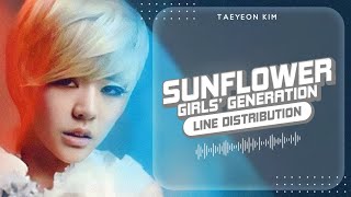 Sunflower (제자리걸음) - Girls’ Generation (소녀시대) | Line Distribution