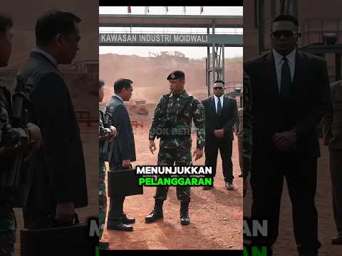 Lihatlah‼️Komandan TNI Tegur Pimpinan Perusahaan Tambang Nikel Ilegal Di Morowali‼️#shorts #tni