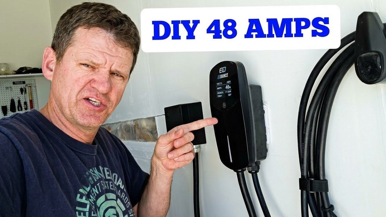 How I Installed a 48 Amp EV Charger in My Garage