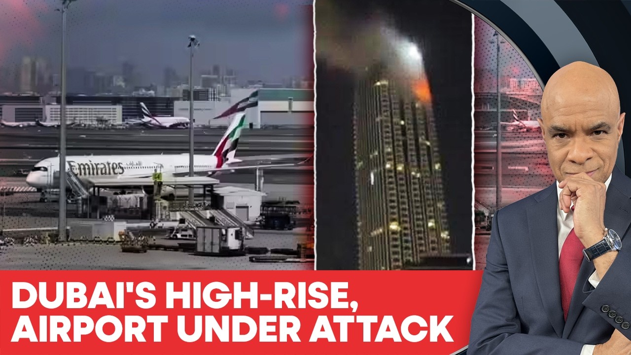 Iran Targets Dubai, Drones Hit High-Rise Building in Creek Harbour | Firstpost America | N18G