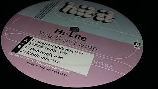 Hi-Lite - You Don't Stop (Club Remix)