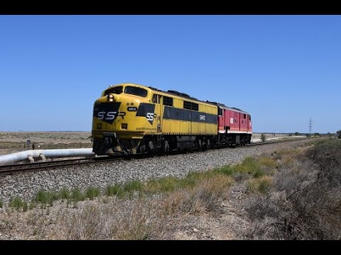 SSR D224S Light Engine Movement from South Australia GM10 and 42103 ChumRail's Chumster   19/02/22