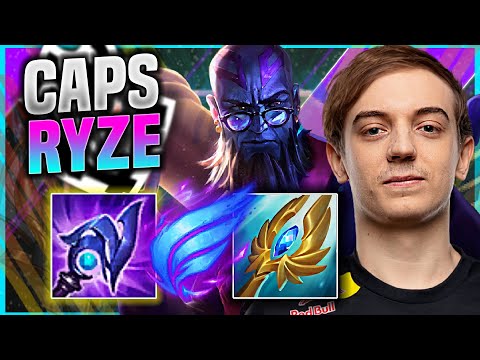 CAPS IS A GOD WITH RYZE! - G2 Caps Plays Ryze MID vs Irelia! | Season 11
