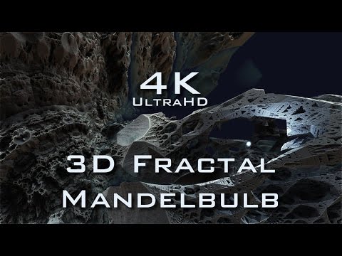 4K Fractal Death Valley - Mandelbulb 3D fractal UltraHD 2160p