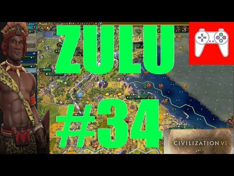 Civilization 6 Rise & Fall: Zulu Playthrough #34 (Managing Housing & Amenities!)