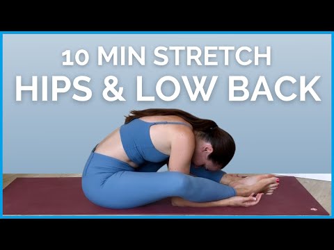10 minute Yoga for HIPS & LOWER BACK - Relieve & Relax