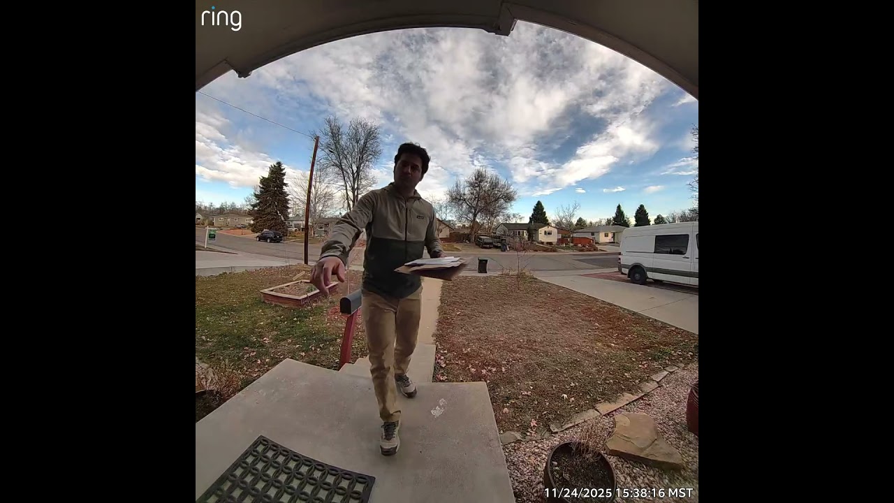 Ring Wired Doorbell Plus - Sample footage - YouTube