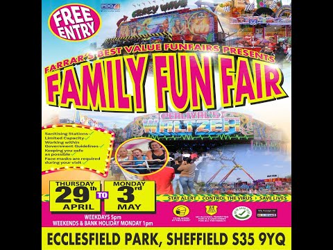 Farrar's Fun Fair Vlog - Ecclesfield Park, Sheffield - 1/5/2021
