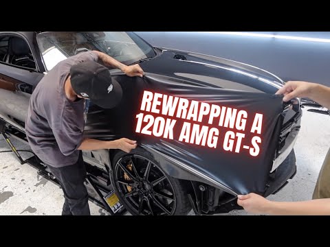 AMG GT-S GETS A MAKE OVER!! (CUSTOMER DROPS OFF FERRARI)
