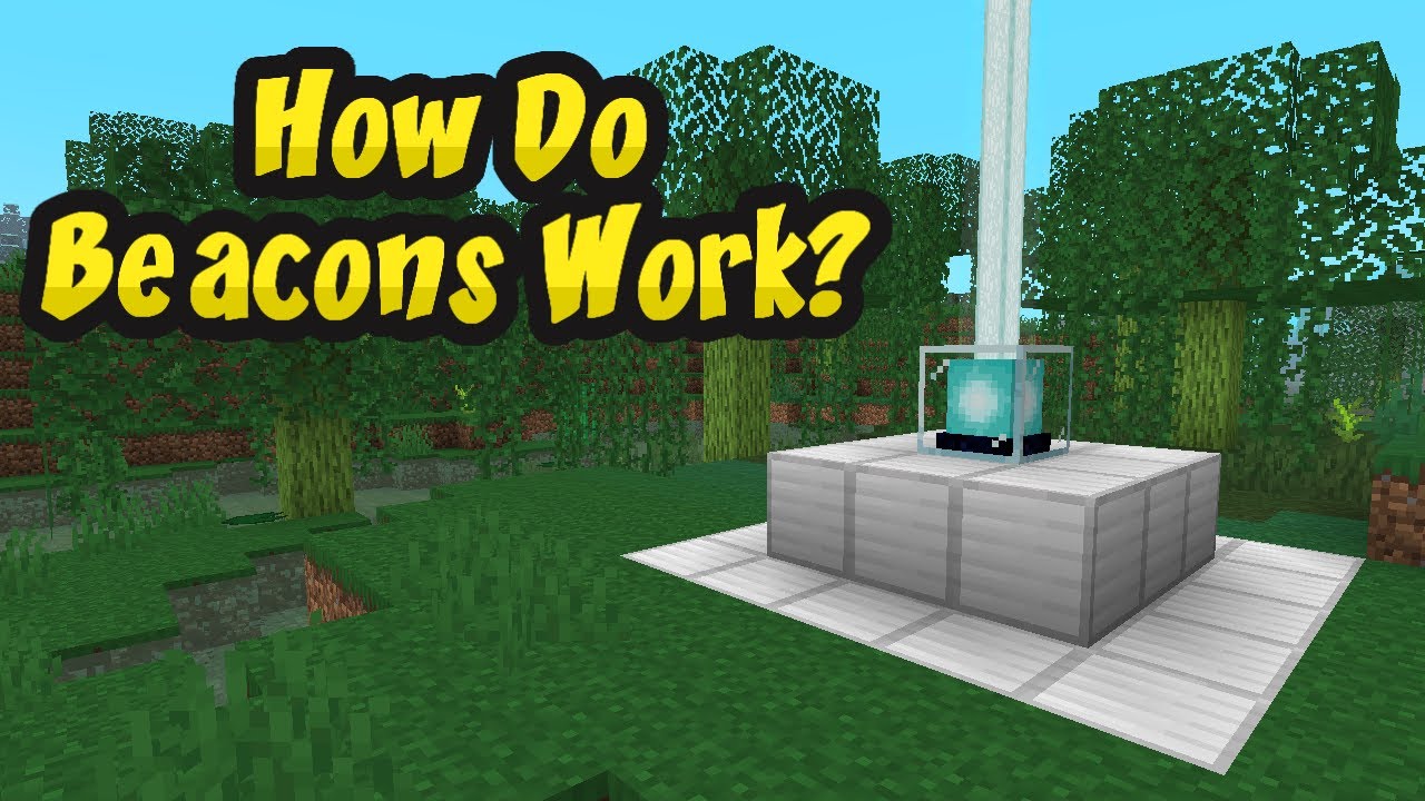 MINECRAFT | How Do Beacons Work? 1.19.3