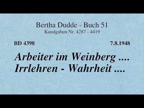 BD 4398 - ARBEITER IM WEINBERG .... IRRLEHREN - WAHRHEIT ....
