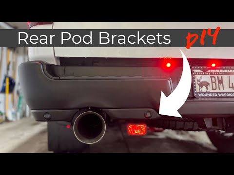 DIY Rear Bumper Brackets/Diode Dynamics SSC2 - Ram Rebel (coupon code in description!)