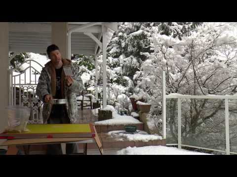 Dry sifting in the Snow Video