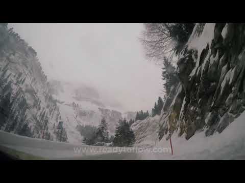 2015-02-25 Snowing in Avers, Switzerland