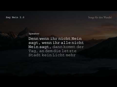 Sag nein — Borchert / Morgenstern (2026) Video-Thumbnail von YouTube