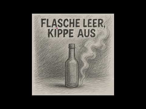 Flasche Leer, Kippe aus
