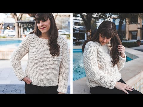 Simple Knit Sweater - start to finish!