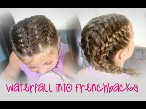 Cute Waterfall Into Double French Braid By Kat Musely