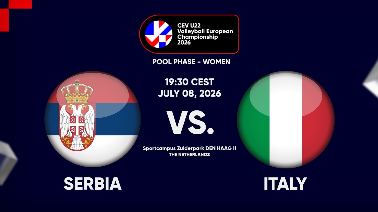 Full Match | Serbia vs. Italy | CEV U22 Volleyball European Championship 2026 | Women