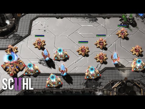 herO Builds the Ultimate Protoss Wall - Starcraft 2: herO vs. Dark